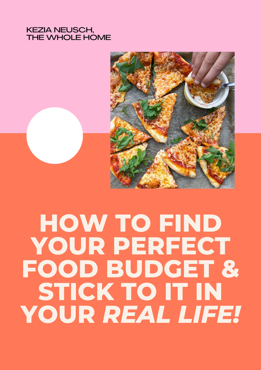 Pre Order Available: How to find Your Perfect Food Budget & Stick to it in your Real Life! *Full Guide + Workbook*